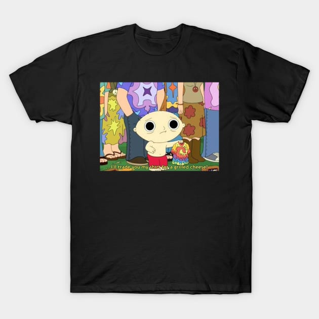 Grilled Cheese Trip T-Shirt by TripoffGeloEDM